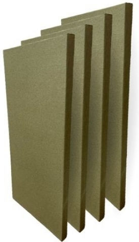 Audiodesigner Rect Ηχοαπορροφητικό Πάνελ Με Ύφασμα (4τμχ) 120cm x 60cm x 50mm σε Πράσινο Χρώμα