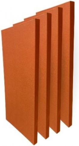 Audiodesigner Rect Ηχοαπορροφητικό Πάνελ Με Ύφασμα (4τμχ) 120cm x 60cm x 50mm σε Πορτοκαλί Χρώμα