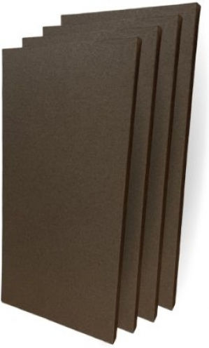 Audiodesigner Rect Audio Treatment Panel With Fabric (4 Pieces) 120cm x 60cm x 50mm In Brown Colour
