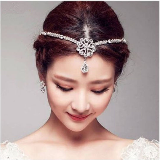 Bridal Decoration Headband Hair Crystals Pearls Kassandra