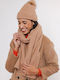 Women's Wool Scarf Beige