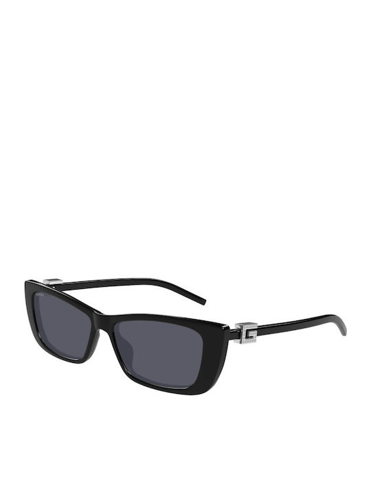 Gucci Women's Sunglasses with Black Plastic Fra...