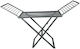 Sidirela Plastic Folding Floor Clothes Drying Rack with Hanging Length 20m