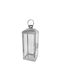 Faitakis Pack Metallic Lantern Silver 18x18x50cm