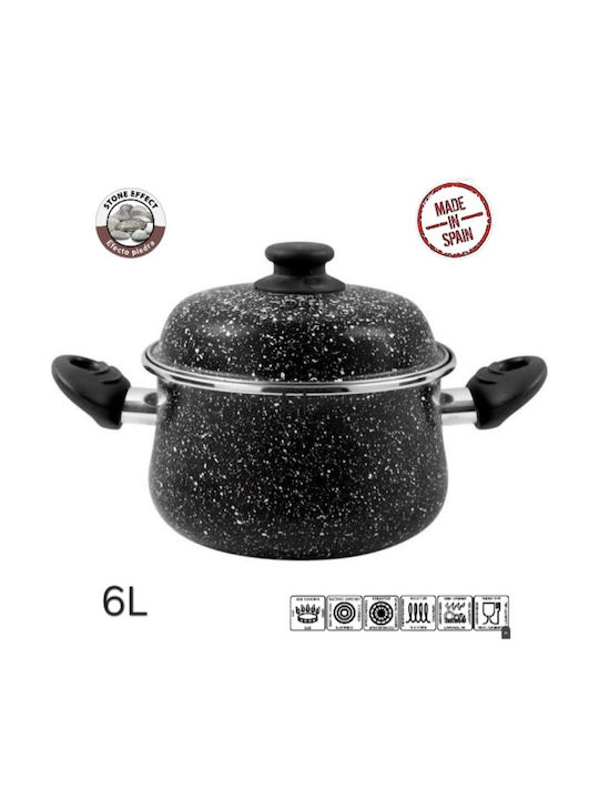 Vitrinor Βαθιά Ανοξείδωτη Κατσαρόλα 6lt / 28cm