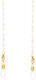 Brillenkette Perlen Gold