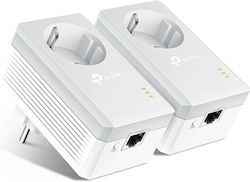 TP-LINK TL-PA4010PKIT v2.4 Doppel für Kabelverbindung - Durchgangssteckdose
