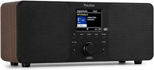 Audizio GENUA Tabletop Radio Electric DAB+ with Bluetooth Wood