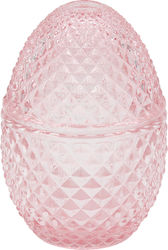 Dekoratives Glasei Φ8x12 cm Rosa Keskor 72437-3
