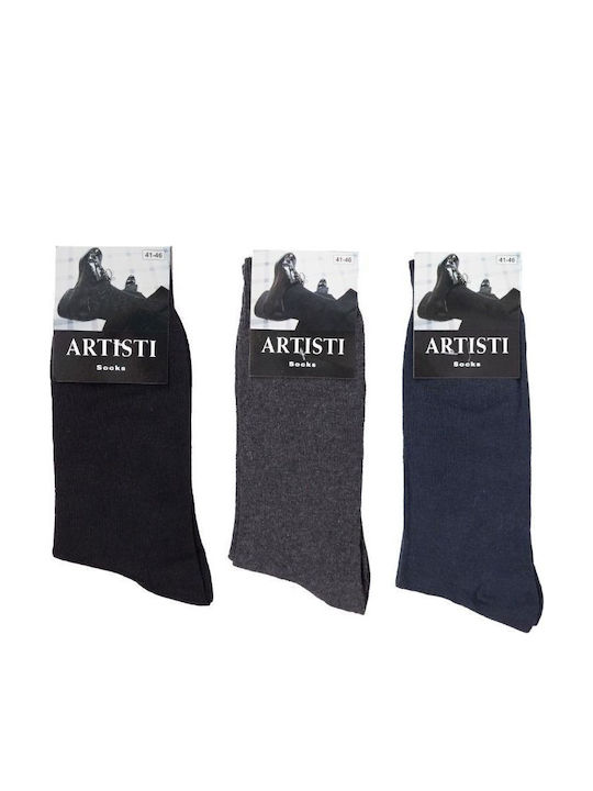 Șosete clasice din bumbac pentru bărbați Tony 3 perechi Artisti 46438 Multicolor închis Șosete clasice din bumbac pentru bărbați Tony 3 perechi Artisti 46438 Multicolor închis