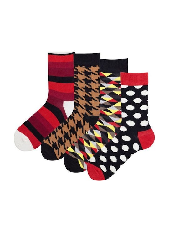 Șosete Casual pentru Femei din Bumbac Reserved 4 Perechi Cimpa 37032 Multicolor