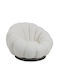 Nester Sessel Drehbar White 98x97x69cm