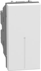 Axial Simple Switch 10a 1 Module White Light Now