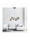 Vivalux Galileo Adjustable Pendant Light Black for 6 Bulbs G9 62.2x58.8x120.6cm