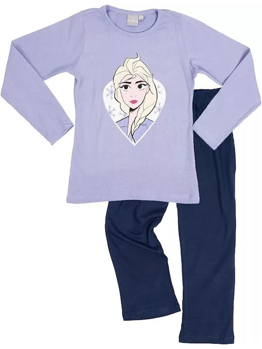 Disney Kids' Pajamas Winter Cotton Blue Frozen