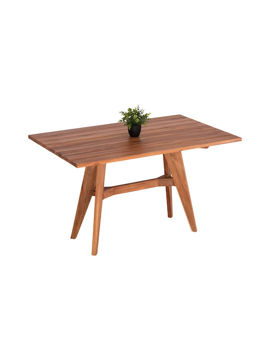 Masă Pentru Spații Exterioare Mici Din Teak Leo Teak 80x38cm