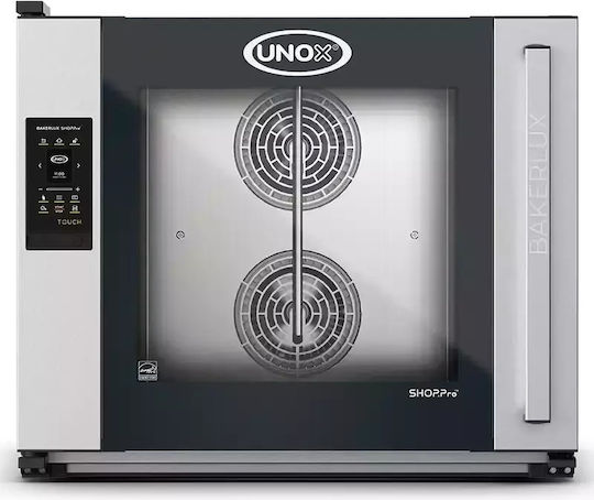 Electric Convection Oven with Humidity 6 Trays Unox Countertop Bakerlux Shop.pro Touch Xefr-06eu-etrv
