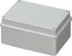 Elmark Surface Mounted Electrical Box Branching IP56 in Gray Color
