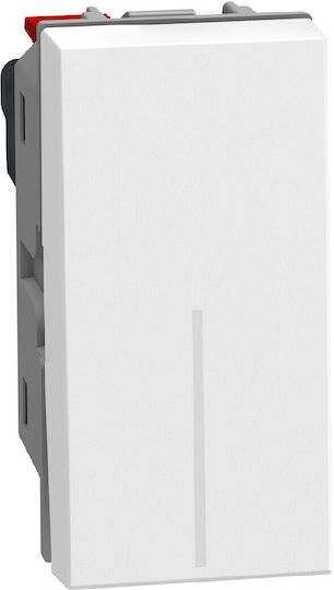 Button Automatic Terminals 10A 1 Element White Light Now