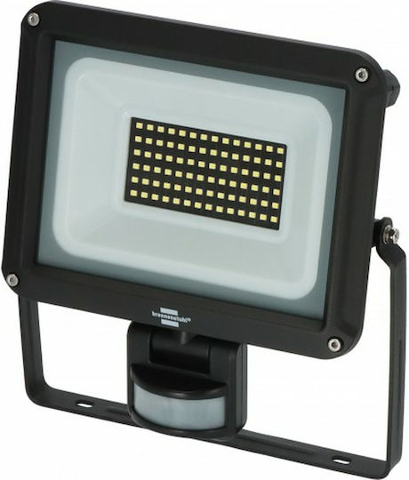Brennenstuhl Jaro Waterproof Solar LED Floodlight 50W Cold White 6500K with Motion Sensor IP65