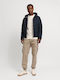 Trousers Cargo Elastic in Relaxed Fit Beige