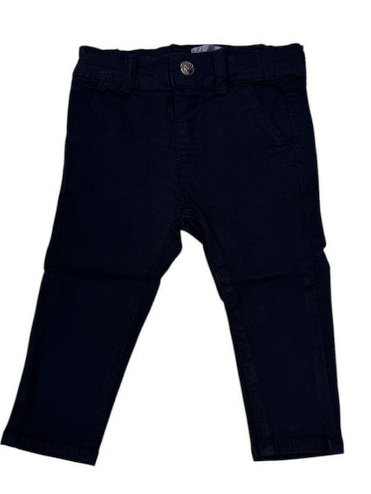 Kinder Schlaghose Stoff Navy