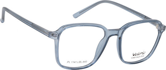 Диоптрична рамка Valerio Pl 1141 Lbl син ацетат