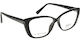 Дамска пластмасова рамка за очила Valerio Pl 1164/f Blk черна