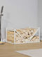 vidaXL Wooden Shelf Wood Storage 70x43x34.5cm White