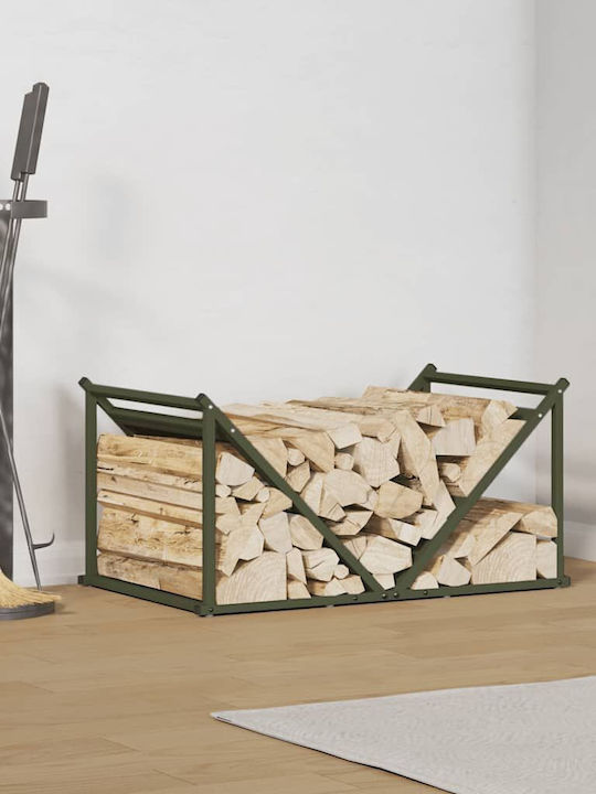 vidaXL Wooden Shelf Wood Storage 70x43x34.5cm G...