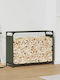 vidaXL Lemn Raft Depozitare lemne 90x28x65cm Verde