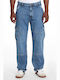 Men's Jeans Pants Cargo Blue