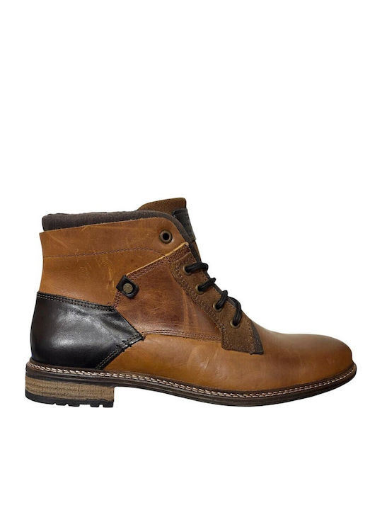 Leather Tabac Brown Men's Boots Anatomical