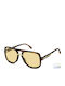 Carrera Men's Sunglasses with Brown Tartaruga Horn-Rimmed Frame and Grey Lens