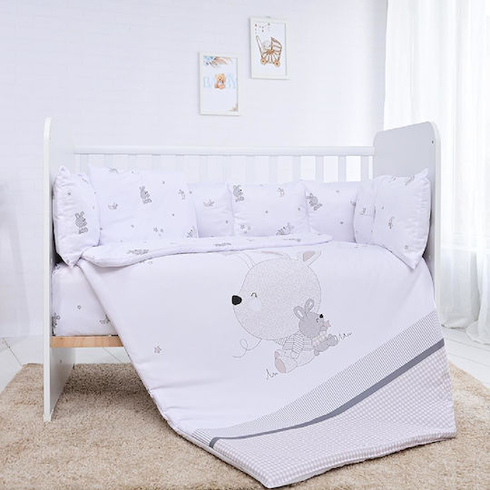 Lorelli Σετ Κούνιας Little Grey 5τμχ