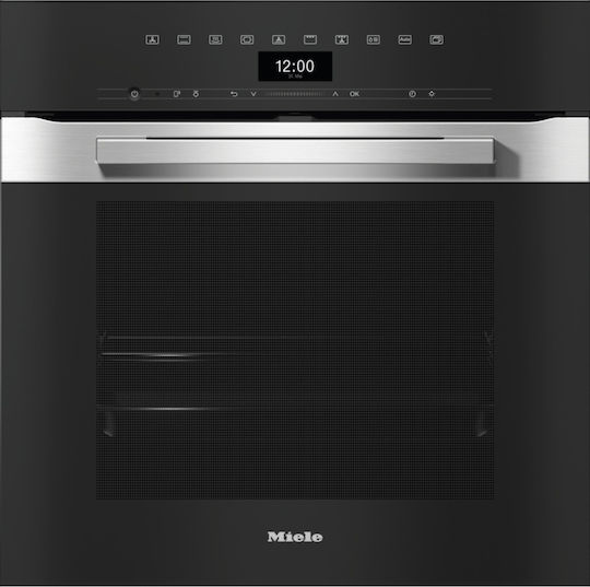 Miele Φούρνος άνω Πάγκου 71lt Π56εκ. cleanSteel
