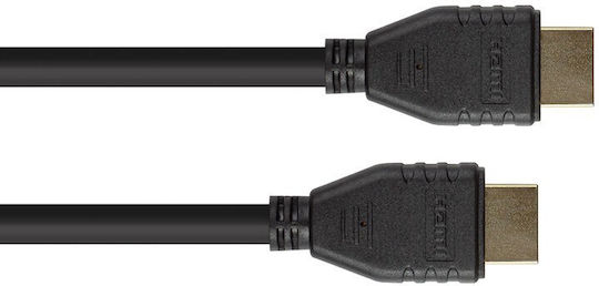Good Connections Cable HDMI male - HDMI male 0.5m Μαύρο