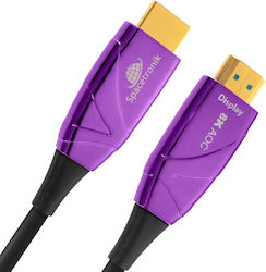 Spacetronik SH-OX400 HDMI 2.1 HDMI Male - HDMI Male 40m Black Spacetronik SH-OX400 HDMI 2.1 HDMI Male - HDMI Male 40m Black
