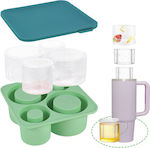 Ice Tray Cube Silicone with Lid