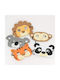 Jungle Party Masks 5 Pcs Gg17-a Kikkerland