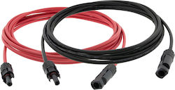 Nakauama Pro Np2201 Set Kabel für Photovoltaik Pumpe Schwarz Rot 20m 4mm² 080114
