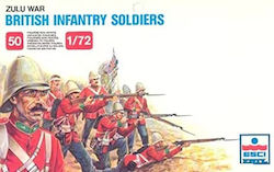 Esci Modellfiguren Zulu-Krieg Britische Infanteriesoldaten 1:72 212