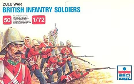Esci Modellfiguren Zulu-Krieg Britische Infanteriesoldaten 1:72 212