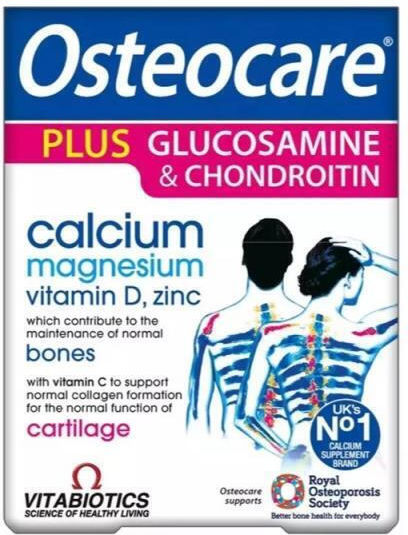 Vitabiotics Osteocare Plus Nahrungsergänzungsmittel Für Gelenke Und Knochen 60 Tabletten