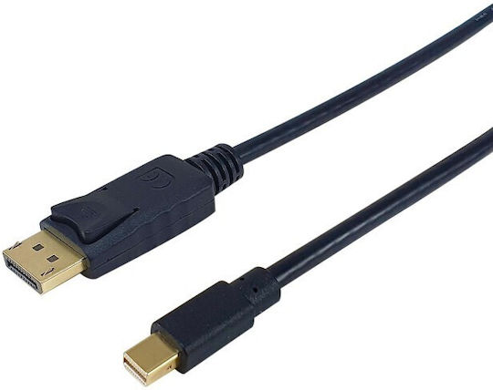 Equip Kabel DisplayPort-Stecker - Mini-DisplayPort-Stecker 2m Schwarz (133442)
