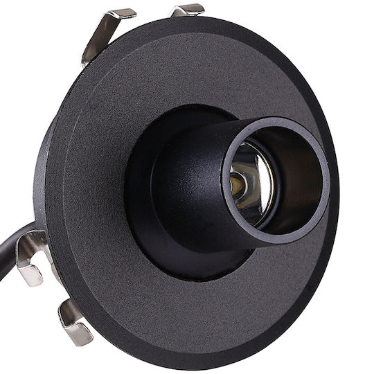 Lumină de Cabinet LED Elmark El-cf03 12V/1W 3000K D39mm Bl