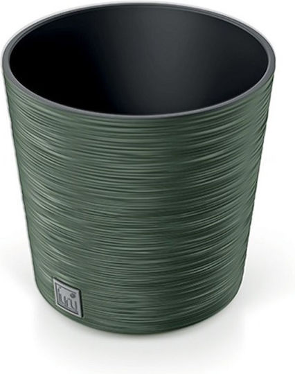 Prosperplast Furu Eco Wood Dfr300-5615c Round Flower Pot 17lt Green Gr103899