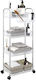 vidaXL Commercial Kitchen Food Cart for Dish Baskets H95xW37xD28cm