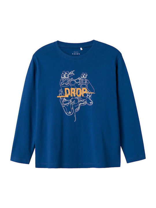 Name It Παιδική Μπλούζα Μακρυμάνικη Drop Blue Drop