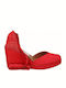 Damenplattformen im Espadrilles-Stil Rot